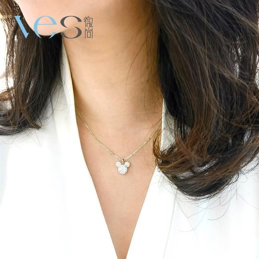 可爱MiQi莫桑钻银925套链 商品图3