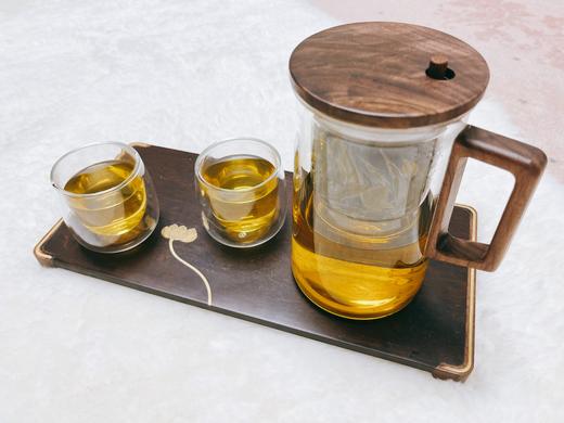 【胡桃木飘逸杯】按压式茶水分离（泡茶壶/极简禅意茶具）仅茶壶不含茶杯   （简单便携战鑫老师出门必备） 商品图4