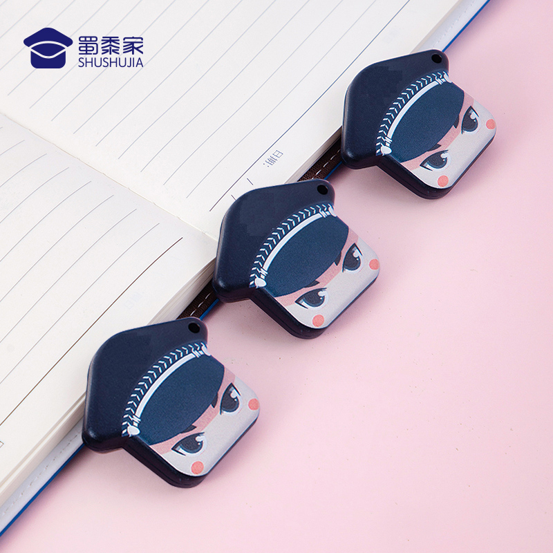 【卡通头像快递刀】小巧易携带锋利高碳钢刀片卡通男头像迷你美工刀