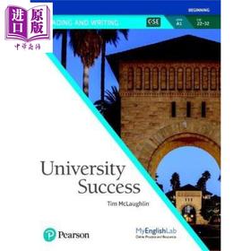 【中商原版】大学成功 美语阅读写作A1学生书 University Success AE Reading Writing A1 Student Book with MyEnglishLab