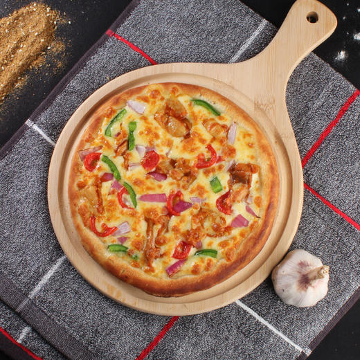 汉帝5份披萨组合（1份孜然烤鸡披萨+1份肉香满溢披萨+1份芝士多多披萨+1份土耳其烤肉披萨+1份黑椒烤肉披萨） 商品图1