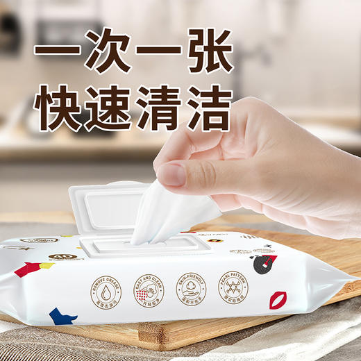 帮贝奇星际熊洁净去污厨房湿巾 商品图4