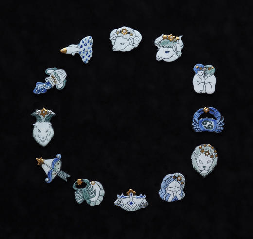 订购12周到｜Arie: Chroma-Zodiac Sign-双鱼座 胸针［日本设计师］ 商品图2