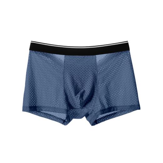 【轻盈透气速干亲肤】仪家男士冰丝触感网眼透气内裤4条装 商品图2