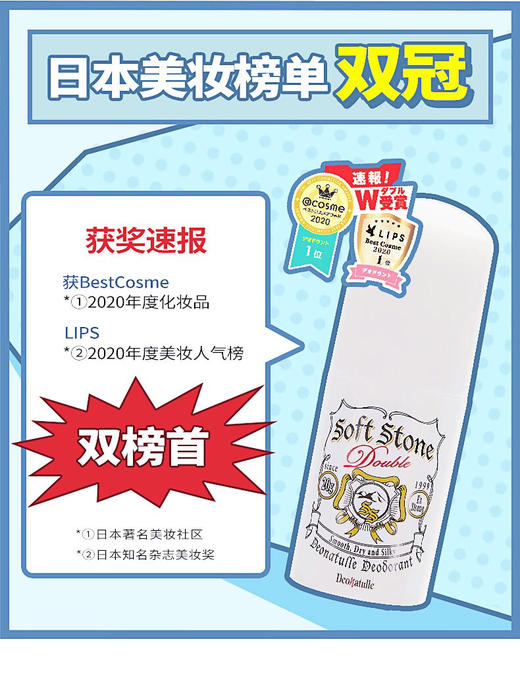 日本杜得乐止汗石露膏deonatulle消臭净味腋下狐臭异味-会员6折 商品图2