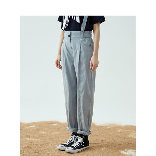 TeenieWeenie小熊简约背带裤2022年夏款休闲裤TTTC222405P 商品图2