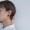 北京仓｜Arie: Chroma-石原里美 同款-Bijoux Drawing-棕色 方形 耳钉［日本设计师］ 商品缩略图5