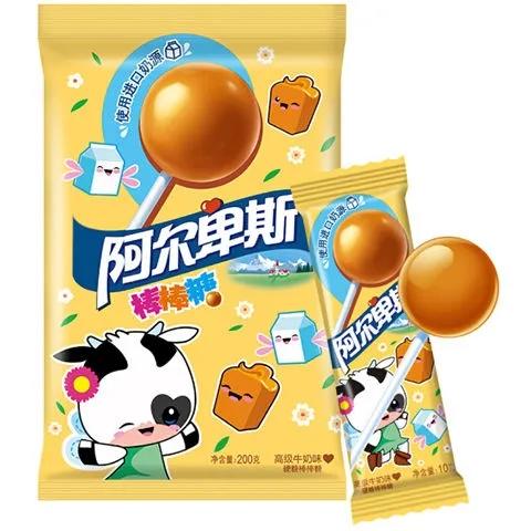 阿尔卑斯棒棒糖牛奶味200g 商品图0