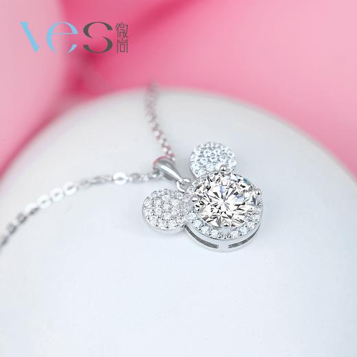 可爱MiQi莫桑钻银925套链 商品图2