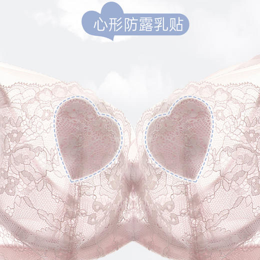 贝佳人文胸新款“魔法花园”性感水晶杯-BW932257 商品图3