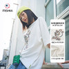 MISHKA大眼球潮牌 2022春夏新品 KA爷涂鸦熊系列圆领刺绣T恤男女M21100001M 商品缩略图0