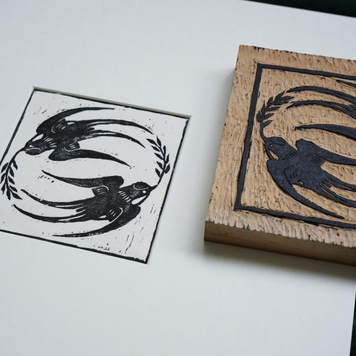 此刻｜手工印制版画『燕归报喜』 商品图2