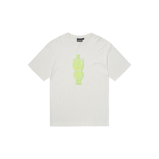 MISHKA大眼球潮牌2022春夏新品 城市系列印花宽松圆领短袖T恤M21100081M 商品图4