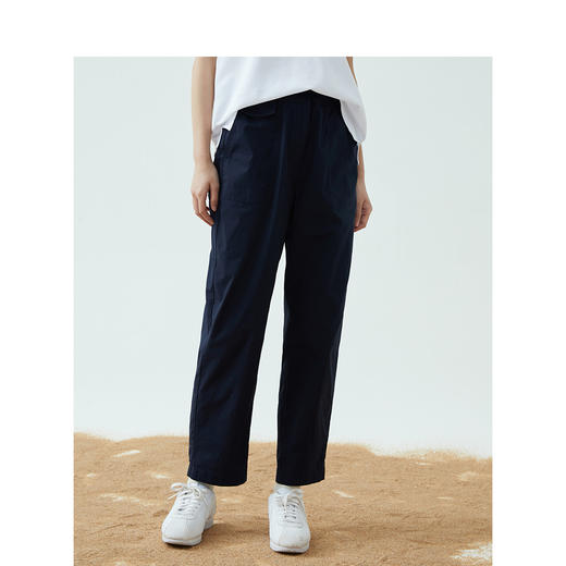 TeenieWeenie小熊2022新款女基础款工装风潮酷小个子直筒长裤子TTTC222402P 商品图2