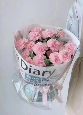 【BH】【KR】粉色康乃馨 16朵