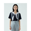 TeenieWeenie小熊2022新款女海军风宽松可爱短袖T恤TTRA222409P 商品缩略图2