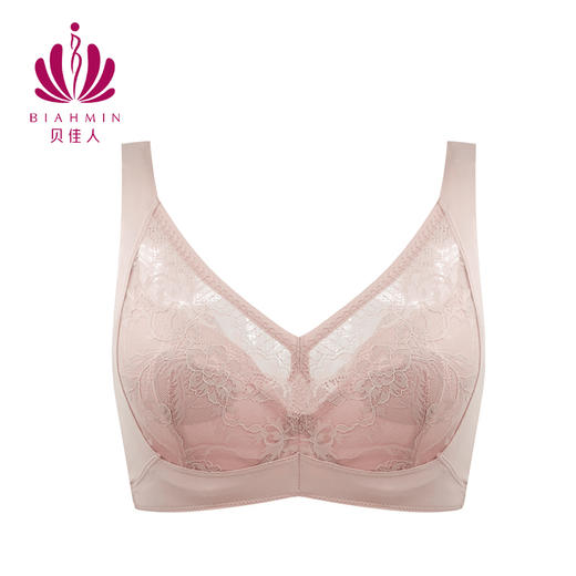 贝佳人新款“酷系”深V背心式水晶杯文胸-BW932236 商品图3