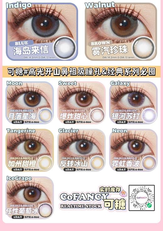 cofancy可糖,日抛,118/一盒，128/两盒，236/四盒，如需佩戴工具请备注哦！ 商品图3