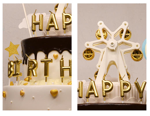 【幸福摩天轮B】双层鲜果奶油蛋糕 商品图1