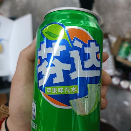 芬达苹果味汽水330ml 商品图0