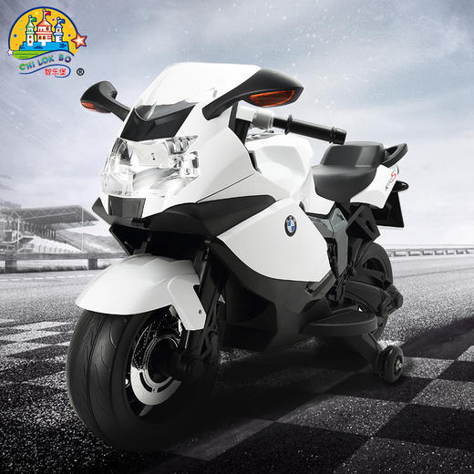 智乐堡 儿童电动车 宝马摩托车 可坐人 3-6岁 商品图2