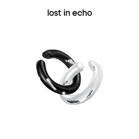 lost in echo 设计感轻奢小众叠戴百搭简洁珐琅耳骨夹