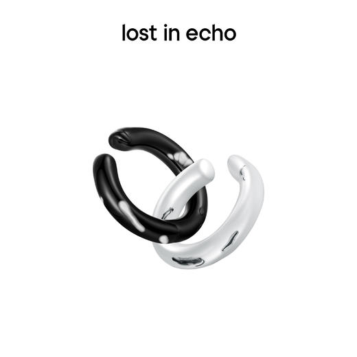 lost in echo 设计感轻奢小众叠戴百搭简洁珐琅耳骨夹 商品图0