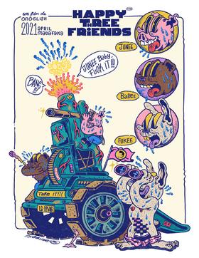 《Happy 3 Friends  2021》