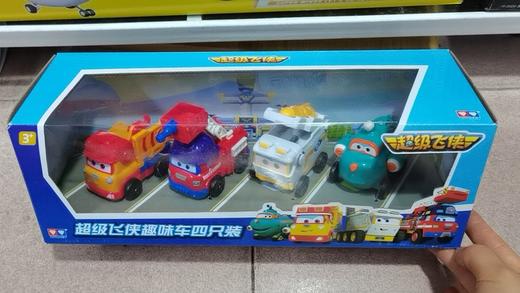 奥迪740192超级飞侠趣味车四只装 商品图0