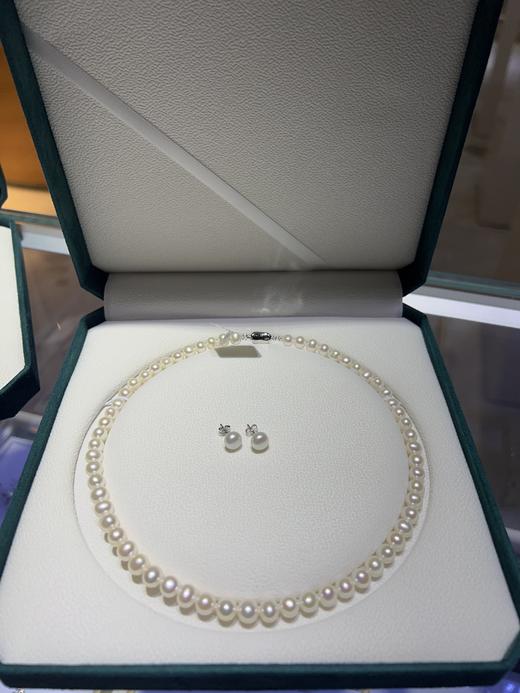珍珠项链.耳环套装 商品图1