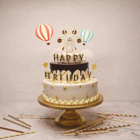 【幸福摩天轮B】双层鲜果奶油蛋糕