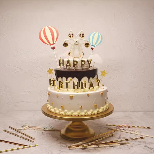 【幸福摩天轮B】双层鲜果奶油蛋糕 商品图0