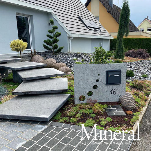 布鲁塞尔灰整石台阶 商品图0