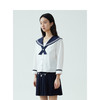 TeenieWeenie小熊2022夏季海军领设计感小众白衬衫女TTYA222403P 商品缩略图4