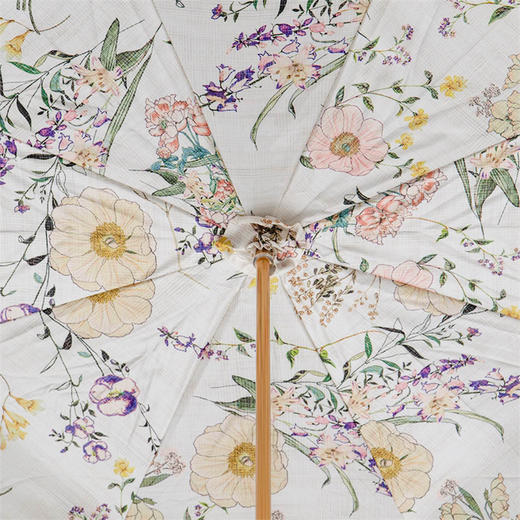 PASOTTI 意大利手工青色花朵珐琅彩绘花栗鼠手柄限量女直柄晴雨伞WLX33 商品图3