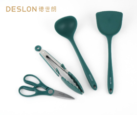 【团购展示】德世朗沁缘硅胶厨具四件套