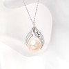 美裕 【凤翎】银925淡水珍珠吊坠链13-14mm彩105322 商品缩略图4