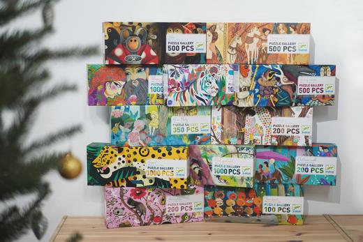 DJECO画廊拼图：请把惊艳欧洲艺术博物馆的画（拼图）带回家（TG-YY) 商品图0