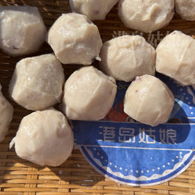 精品现打新鲜章鱼丸肉质弹牙鲜美，煮汤烧烤煮面火锅必备