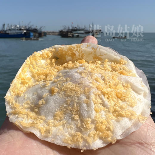 港岛姑娘 手工墨鱼扇贝饼新鲜海鲜小吃油炸茶点 10个装 商品图3