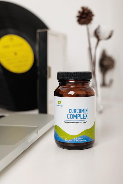 【65倍吸收率三合一缓释专利姜黄】 Curcumin Complex 60粒 单粒1g  Evail®️缓释技术 65倍高吸收率专利姜黄素配方 肠道修复提升免疫 Purecise®️ 商品图1