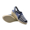 西班牙原产手工制作时尚轻便超舒适女款草编鞋 302LP-深蓝色米色条纹 商品缩略图4
