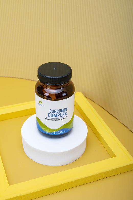 【65倍吸收率三合一缓释专利姜黄】 Curcumin Complex 60粒 单粒1g  Evail®️缓释技术 65倍高吸收率专利姜黄素配方 肠道修复提升免疫 Purecise®️ 商品图3