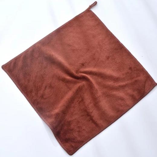 保洁毛巾家务清洁30×30cm方巾厨房家政抹布洗车毛巾擦玻璃加厚吸水超细纤维方巾不掉毛无痕抹布1条 商品图8