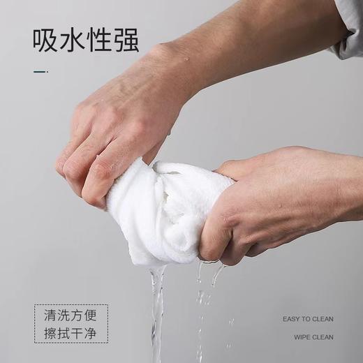 保洁毛巾家务清洁30×30cm方巾厨房家政抹布洗车毛巾擦玻璃加厚吸水超细纤维方巾不掉毛无痕抹布1条 商品图5