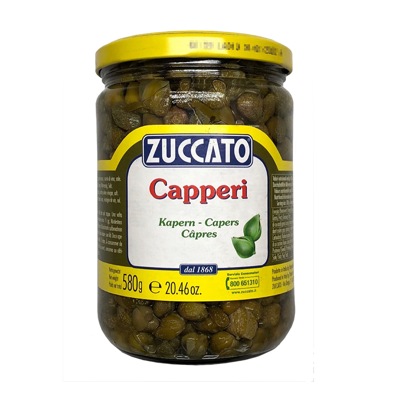 Zuccato capers 580g