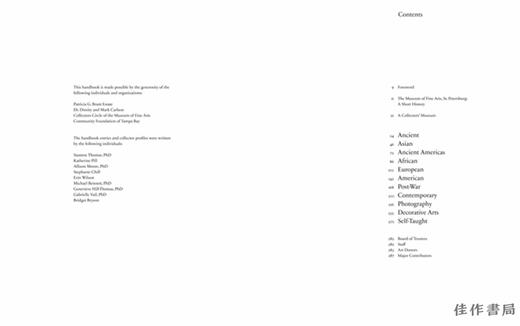 Museum of Fine Arts, St. Petersburg, Florida: Handbook of the Collection/佛罗里达州圣彼得堡美术博物馆：馆藏指南 商品图1