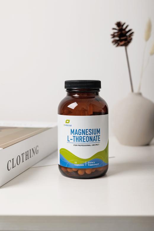 【平静镁 L-苏糖酸镁】 Magnesium L-Threonate 90粒 大脑活力 睡眠平静 大脑健康和记忆  自闭症大脑支持 Purecise®️ 商品图0
