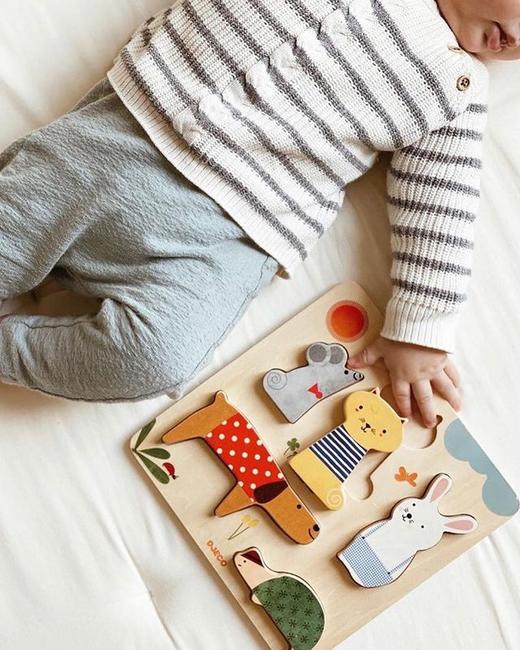 DJECO低龄大块木质拼图(TG-YY) 商品图2