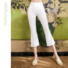 凡圣瑜伽时尚微喇八分裤FC12782  商品缩略图0